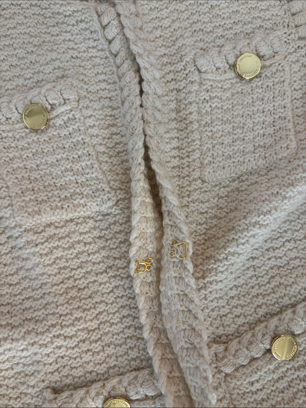 Lilly Pulitzer Kenton Cardigan XS Ivory Off White - Picture 4 of 5